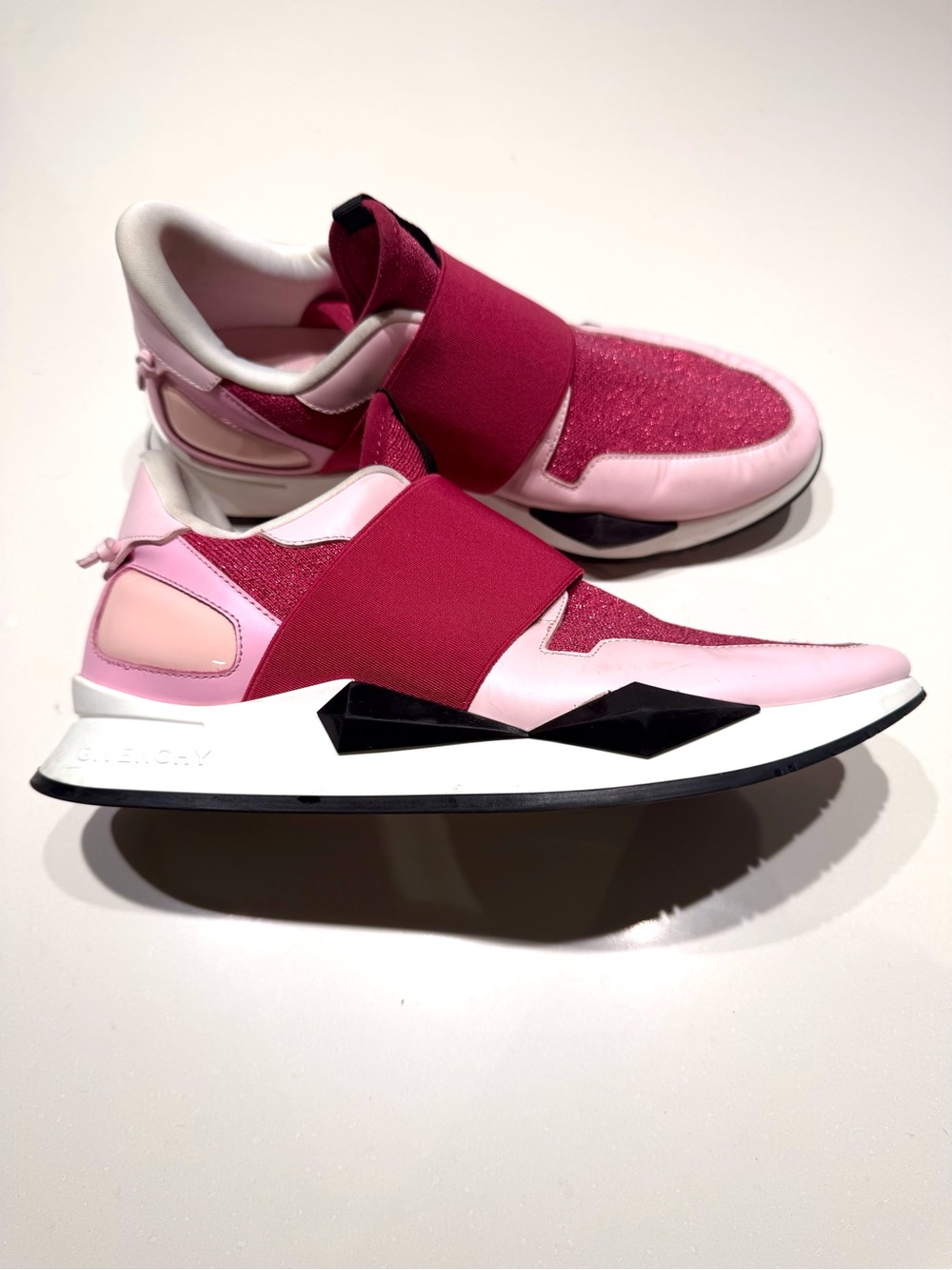 Givenchy Pink and Magenta Slip-On Sneakers for Women 9